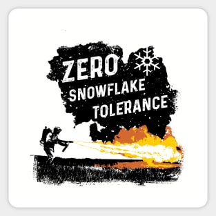 Anti Snowflake Zero Tolerance Sticker